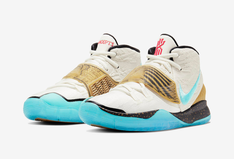 Nike Zoom Kyrie 6 GS Golden Mummy Black 