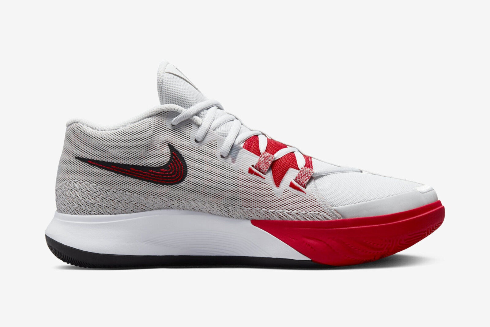 Nike kyrie flytrap white black university red 2025