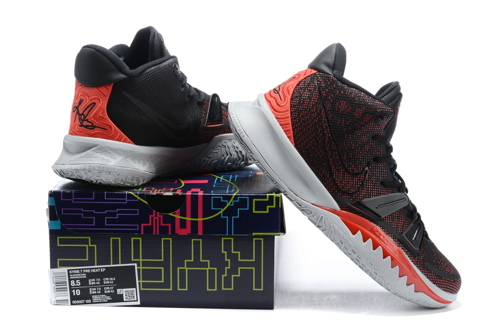 Nike Kyrie 7 New Release Nike Kyrie 7 VII Pre Heat EP Black Red