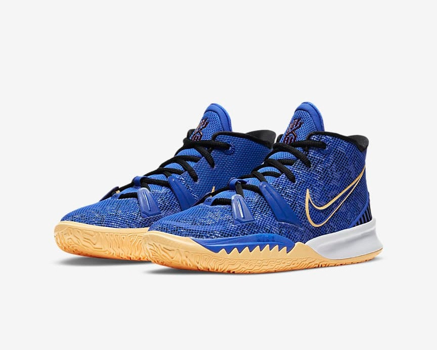 Kyrie blue and gold on sale