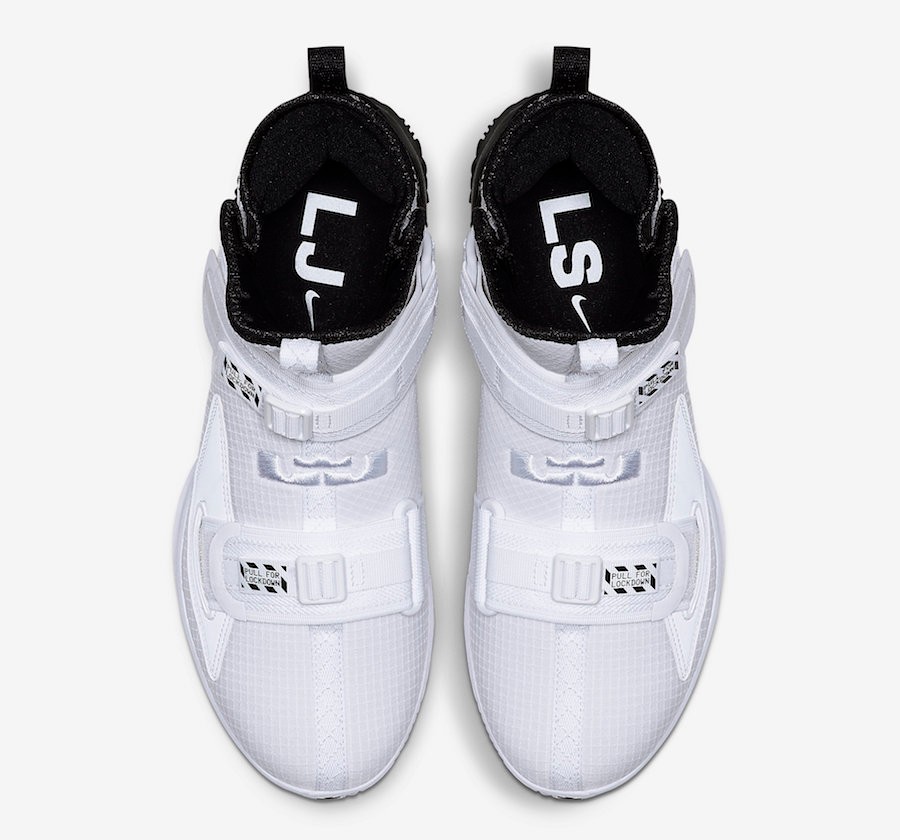 Nike LeBron Soldier 13 White Black 
