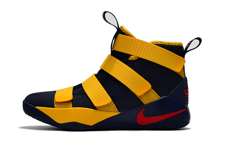 Nike Zoom Lebron Soldiers XI 11 zapatos para ninos grandes azul profundo amarillo Nike Terra Kiger 5 para competir y correr rapido en montana Lebron Soldiers XI 11 GmarShops