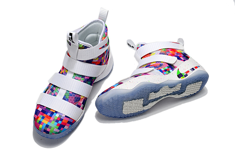 Lebron soldier 11 rainbow best sale