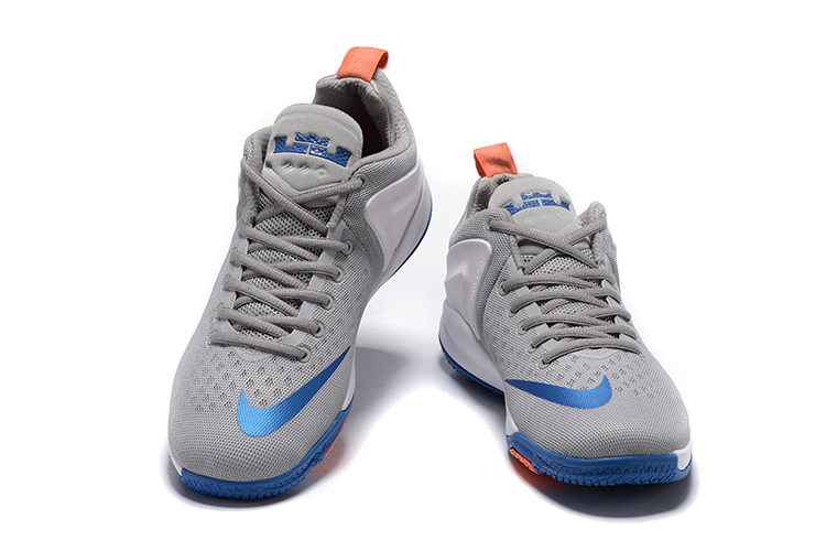 Nike Zoom Witness Lebron James Grey Blue Grey Basketball Shoes