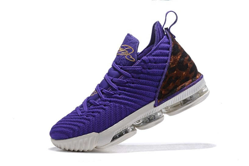 BvfShops Nike LeBron 16 KING LBJ16 Purple Leopard AO2595