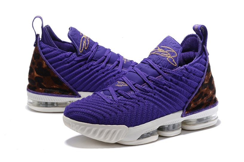 BvfShops Nike LeBron 16 KING LBJ16 Purple Leopard AO2595