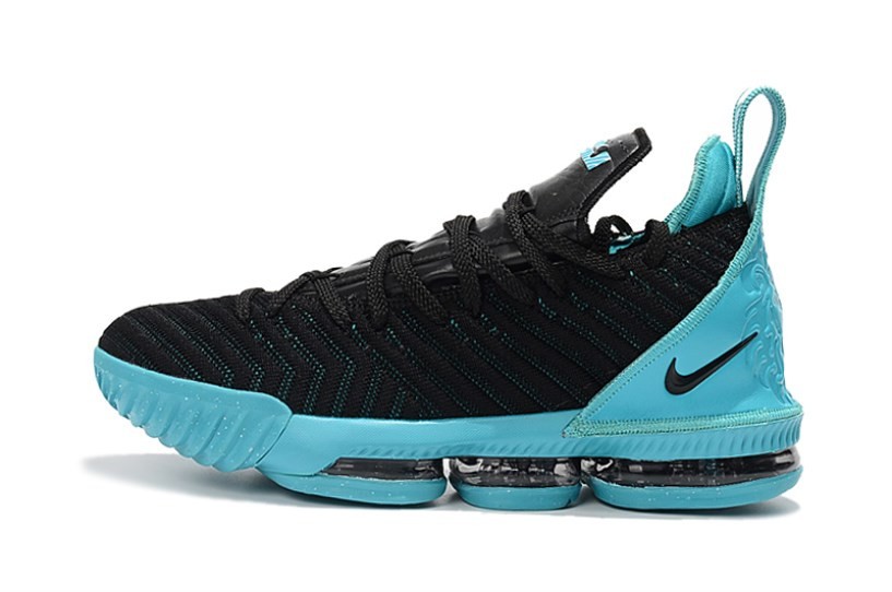 GaleriahitShops Zoom Lebron 16 Nike LeBron 16 LBJ16 Black Jade AO2595 nike original