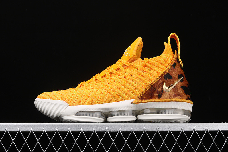 Zoom Lebron 16 Running e chiesa Nike LeBron 16 XVI EP White Yellow Basketball Shoes AO2595 010 GaleriahitShops