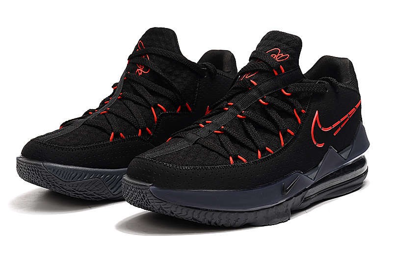 2020 Nike Lebron XVII 17 Low Bred Black Red James Basketball Shoes CD5006 -  RvceShops - air force 1 low nike noirbeigebronze 365 female - 001