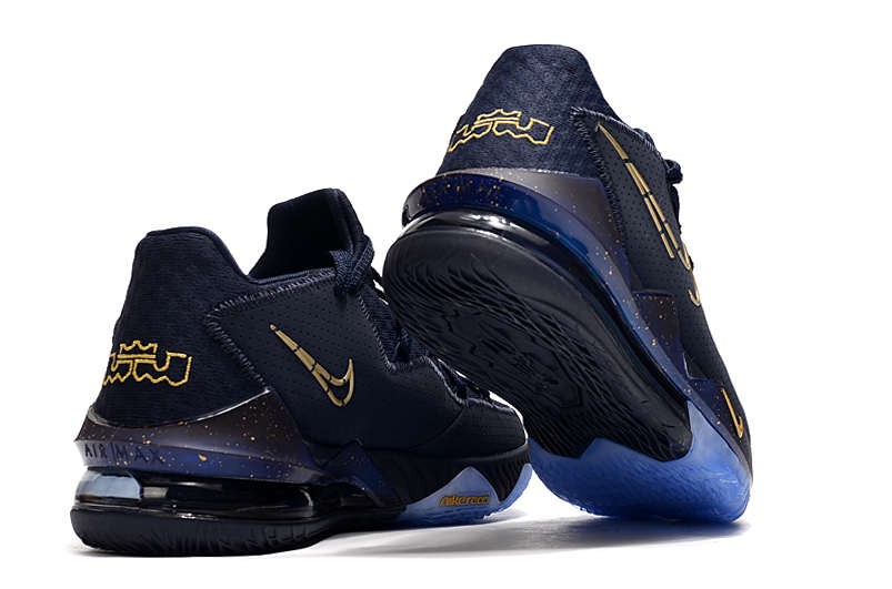Lebron navy blue store shoes