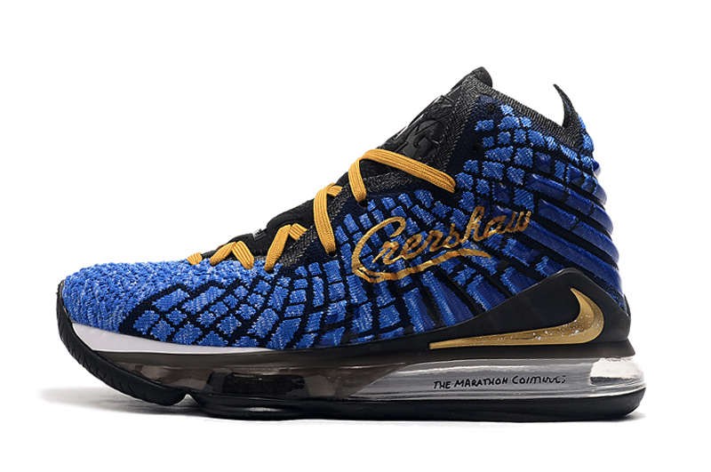 Blue and gold lebrons Clearance
