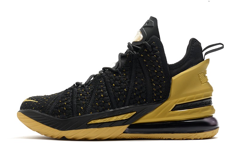 Nike LeBron 18 XVIII Low EP Black Gold 