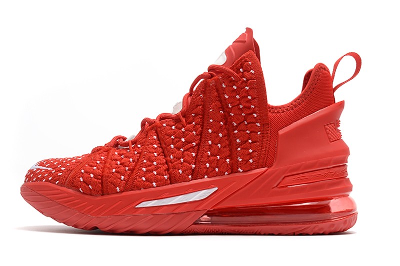 Nike LeBron 18 XVIII Low EP Red White 