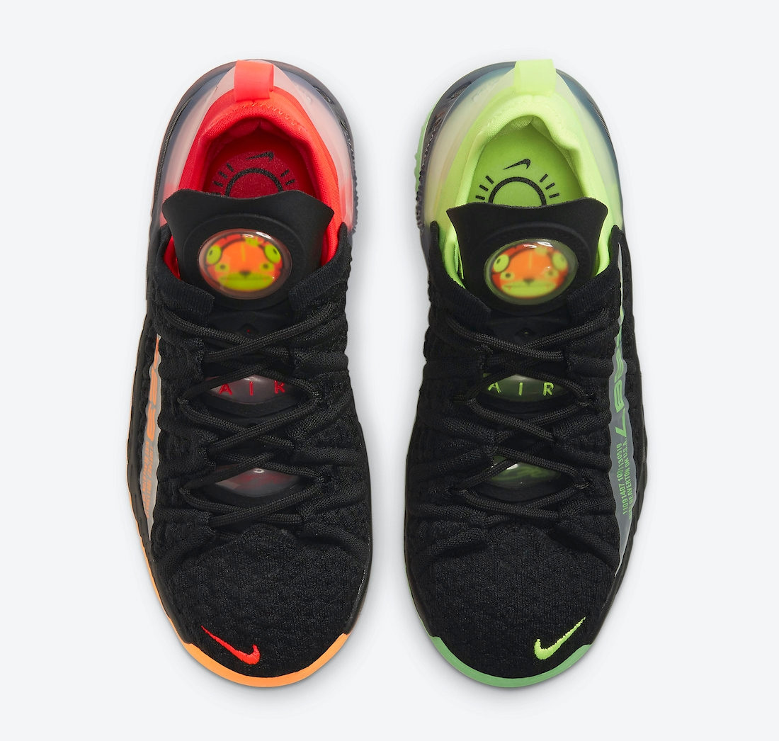 Lebron 18 outlet green and red