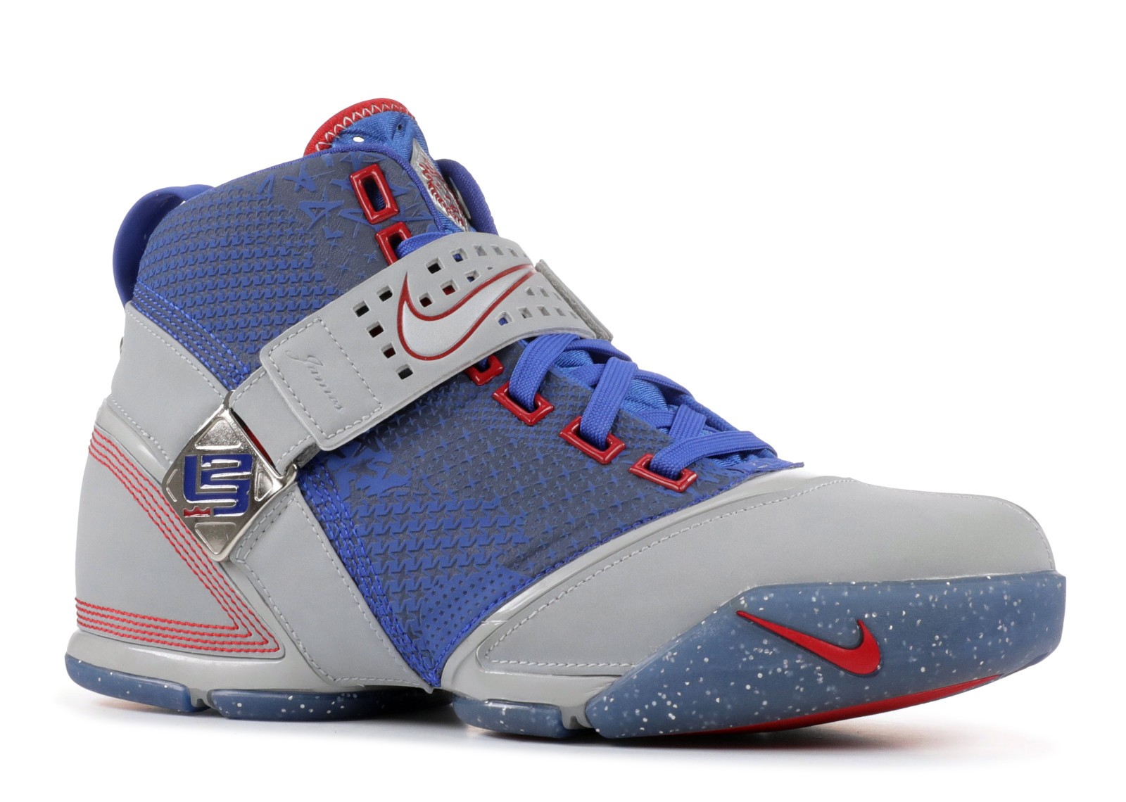 Zoom Lebron 5 NBA All Star Red Silver Varsity Metallic 317253 003 Zoom Lebron 5 GaleriahitShops