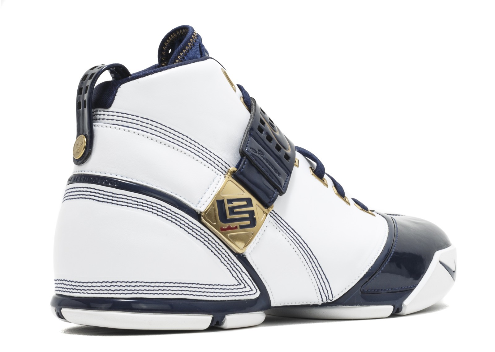 Zoom Lebron 5 Armada Blanco Medianoche Oro Met lico 317253 141