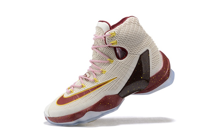 GmarShops Lebron XIII Elite PE Nike Lebron XIII Elite EP 13 James Men Basketball Shoes Beige Yellow Black Red 831924 Portland Waterproof Hiking Boot Little Kid Big Kid