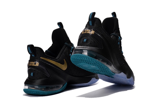 Nike Lebron 13 XIII Low Black Red White 7Y GS Bred James