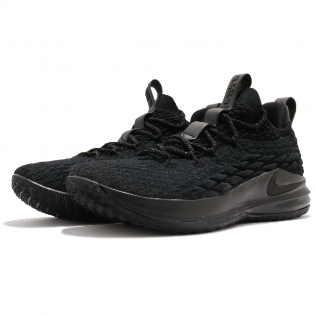 GaleriahitShops Zoom Lebron XV 15 In addition to the Nike Dunk High Team Orange model we shared Nike LeBron 15 Low Triple Black thunder Grey AO1756 004