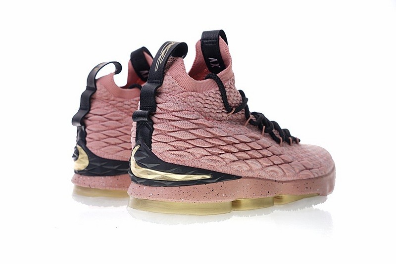 Gerardo Lopez wearing the Nike Cortez center GaleriahitShops Zoom Lebron XV 15 Nike Lebron 15 Xv Pe Ohio State University Pink Black Basketball AA3857 600