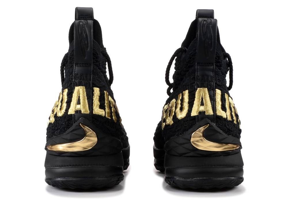 nike sb three bears price guide printable 2017 Nike Lebron Xv Equality Pe Black Gold 897648 007 StclaircomoShops Zoom Lebron XV 15