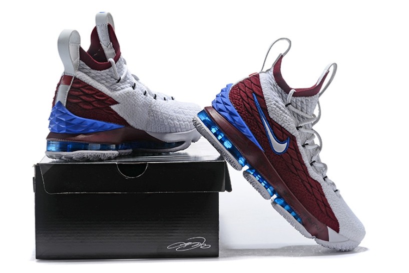 Lebron 15 red blue hot sale