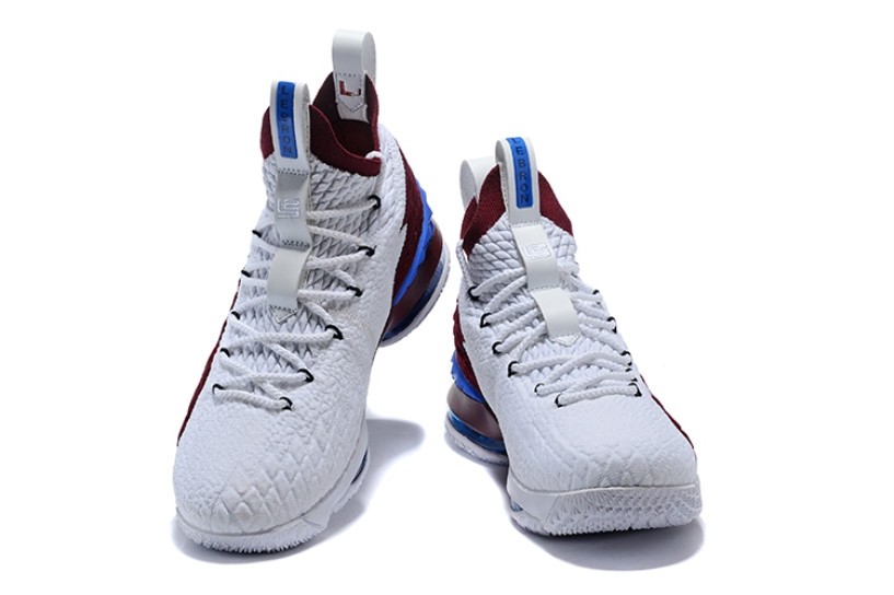 Lebron 15 red white blue outlet