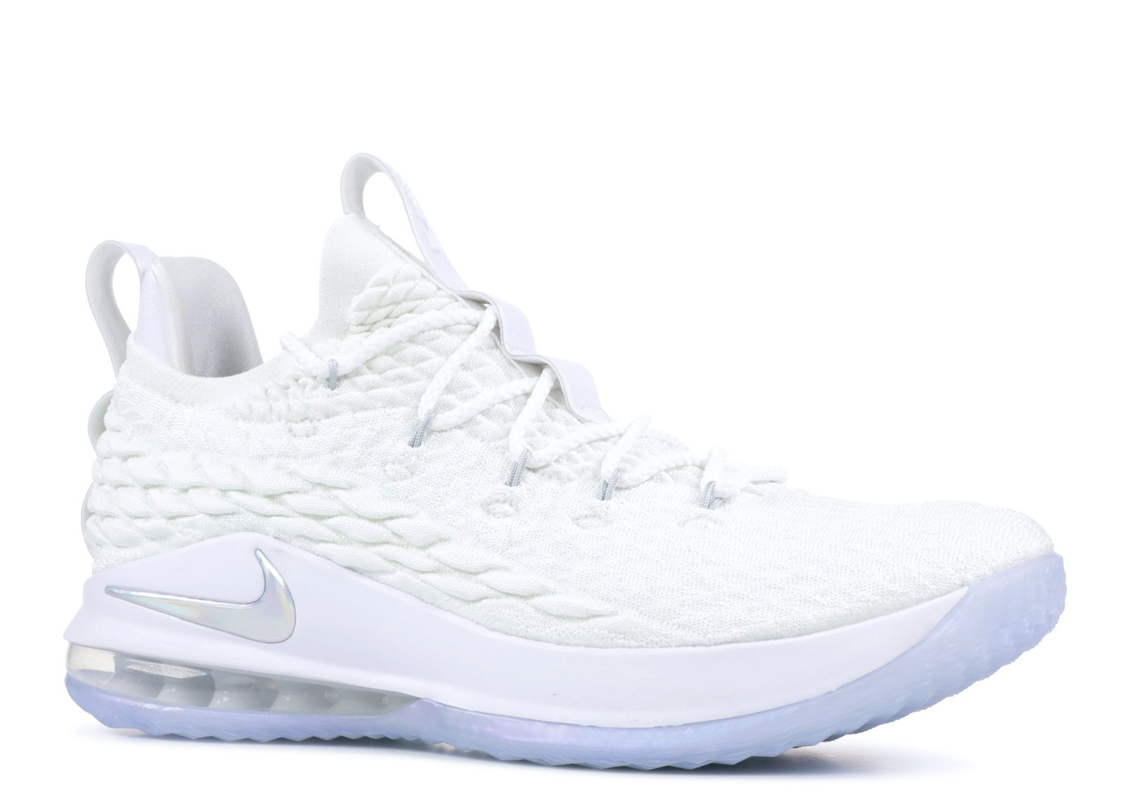 nike cross shoes grey white green blue eyes Nike Lebron 15 Low White Silver Metallic AO1755 GmarShops Zoom Lebron XV 15 Low 100
