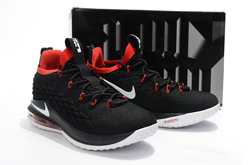 Lebron 15 shop low black red
