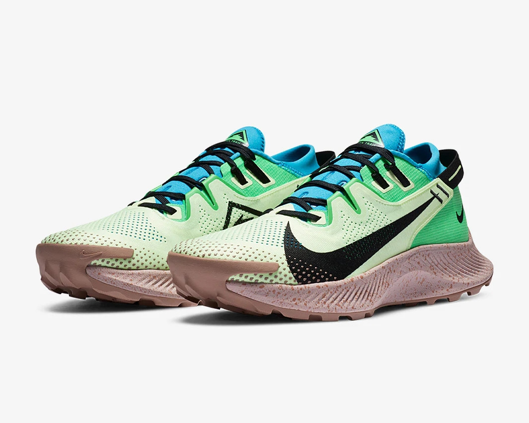 Nike Zoom Pegasus Trail 2 Barely Volt Poison Green Black CK4305 - RvceShops  - 700 - new nike jordan nines grey blue eyes bright blue