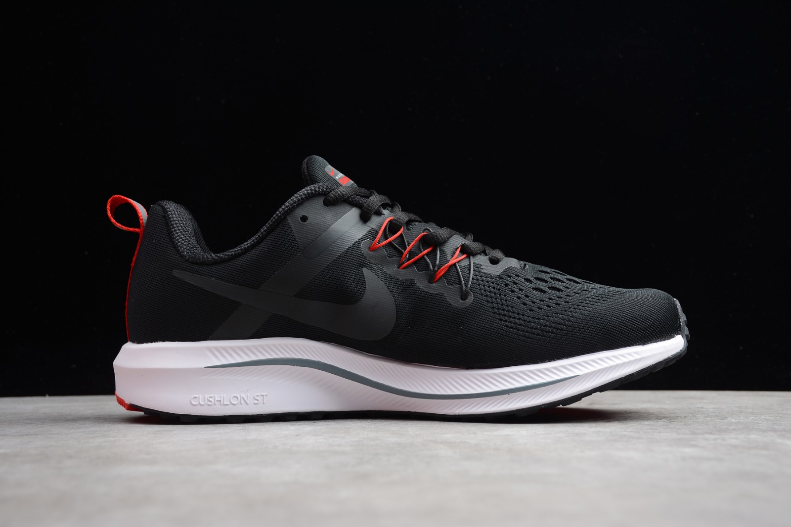 Nike Zoom Structure 15 Black Red 615588 005 - floral nike presto white black walls paint - RvceShops