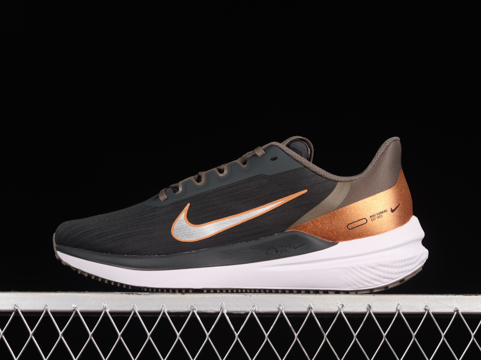 Nike Air Winflo 9 Black Brown White DD8686 - 005 - black and white nike air  pink bottoms shoes girls - RvceShops